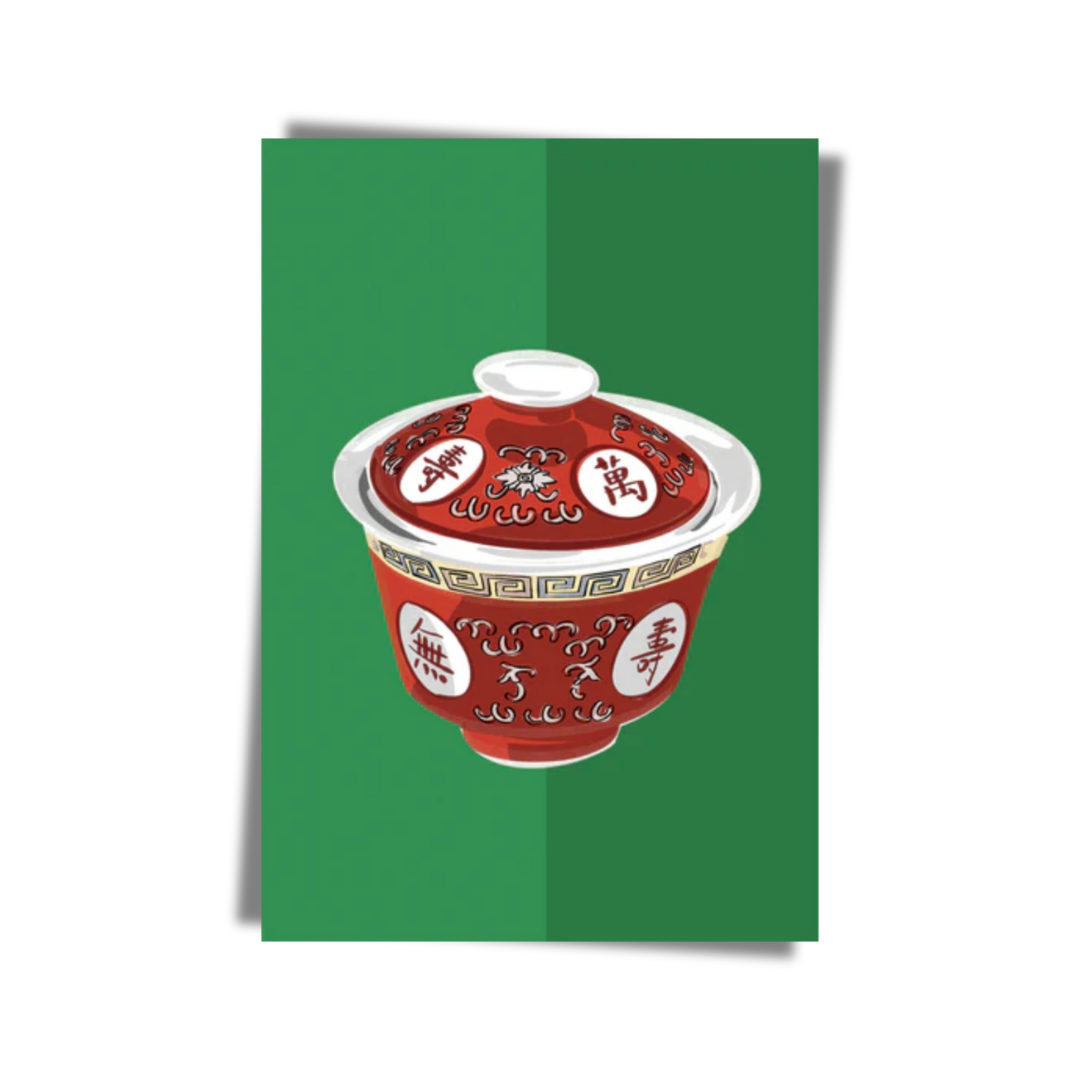 GREETING CARD: Teacup