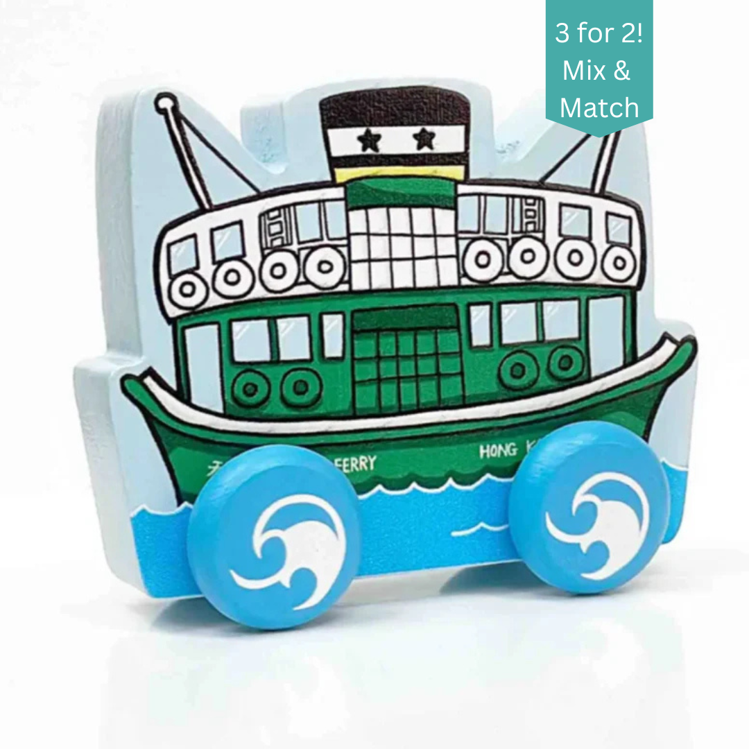 WOODEN PUSH-ALONG TOY: Star Ferry