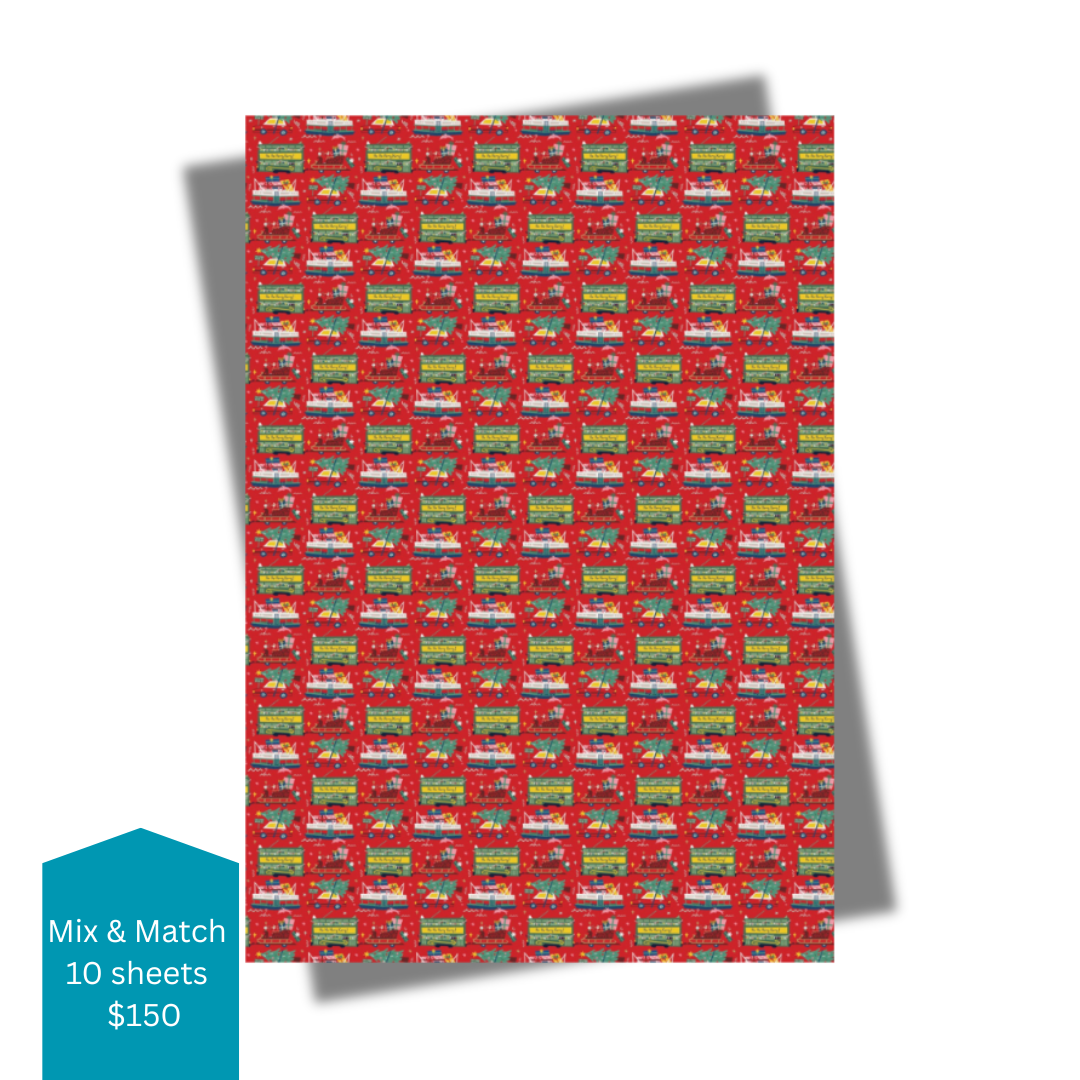 CHRISTMAS CHARITY GIFT WRAP: Festive Transport