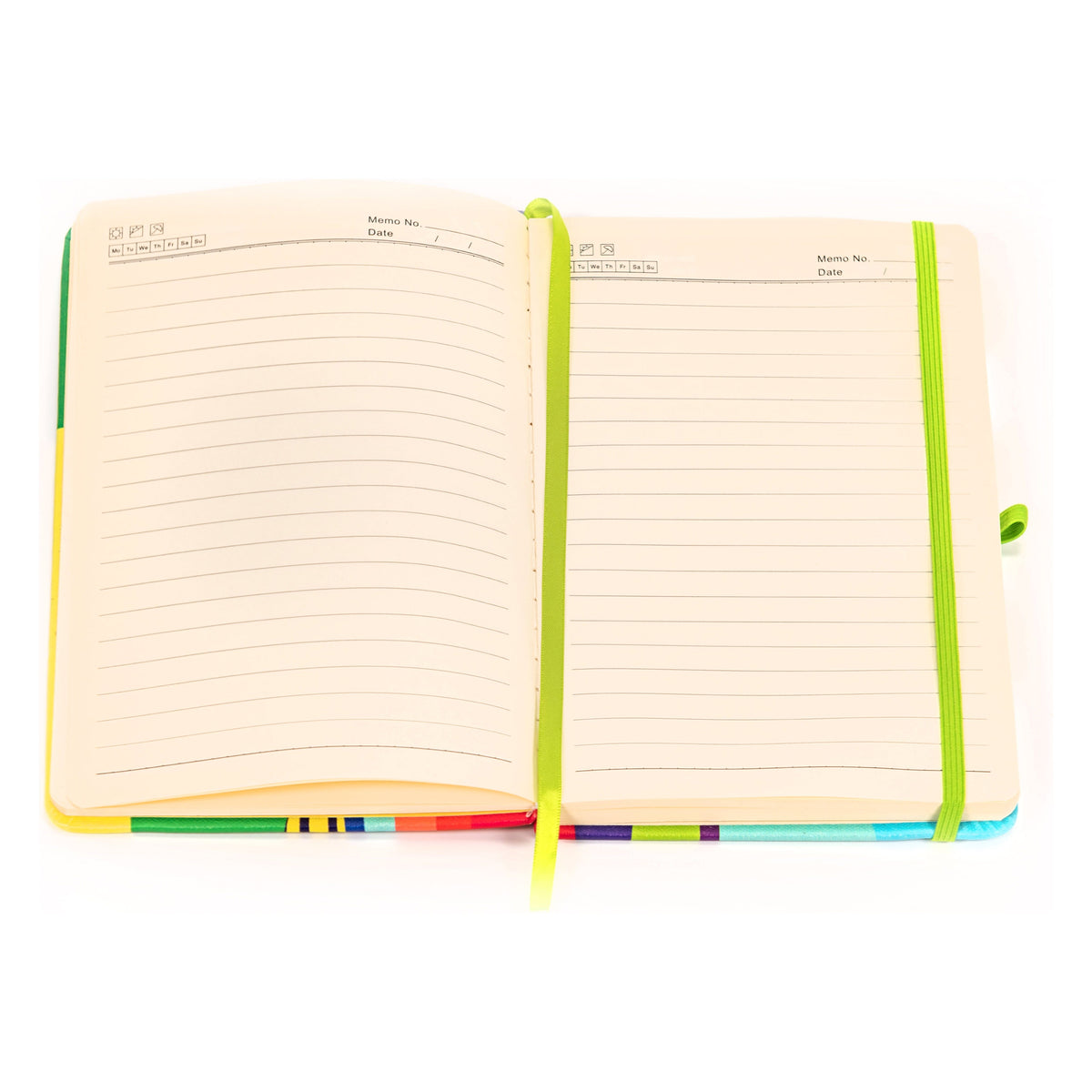 ELEANOR MCCOLL: Colourful lined notebook