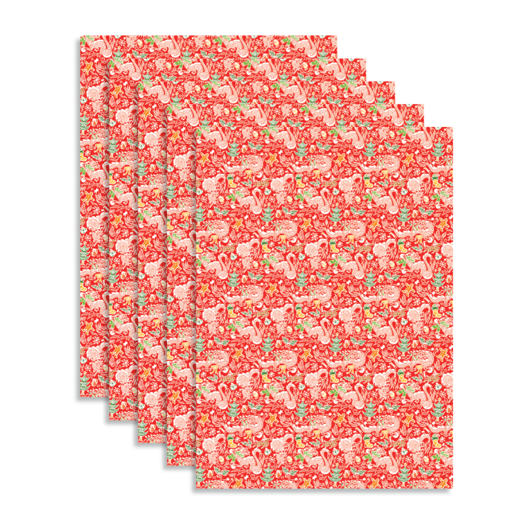 CHRISTMAS CHARITY GIFT WRAP & GIFT TAGS: 20 piece bundle