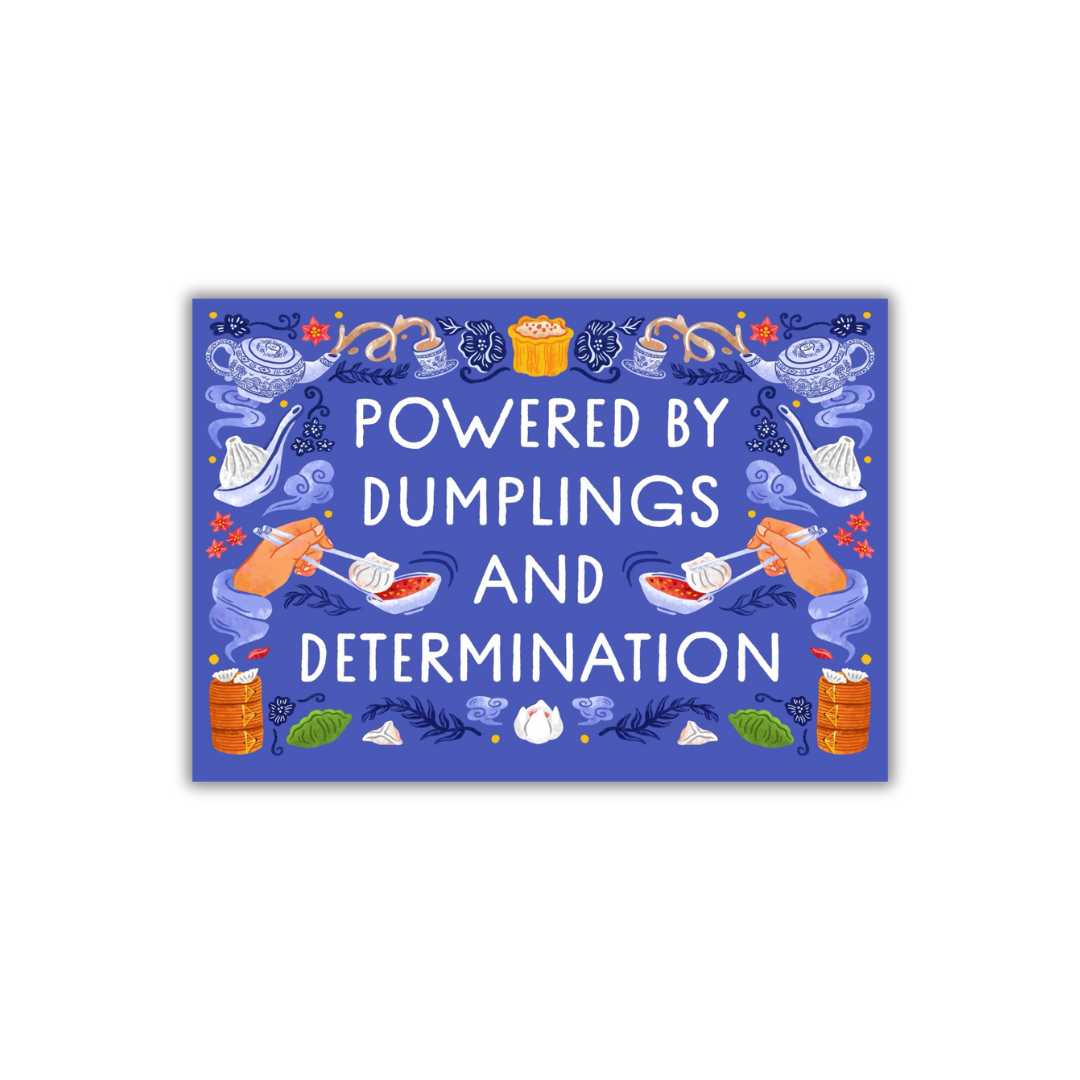 ROKSAAN POSTCARD: Powered by Dumplings and Determination