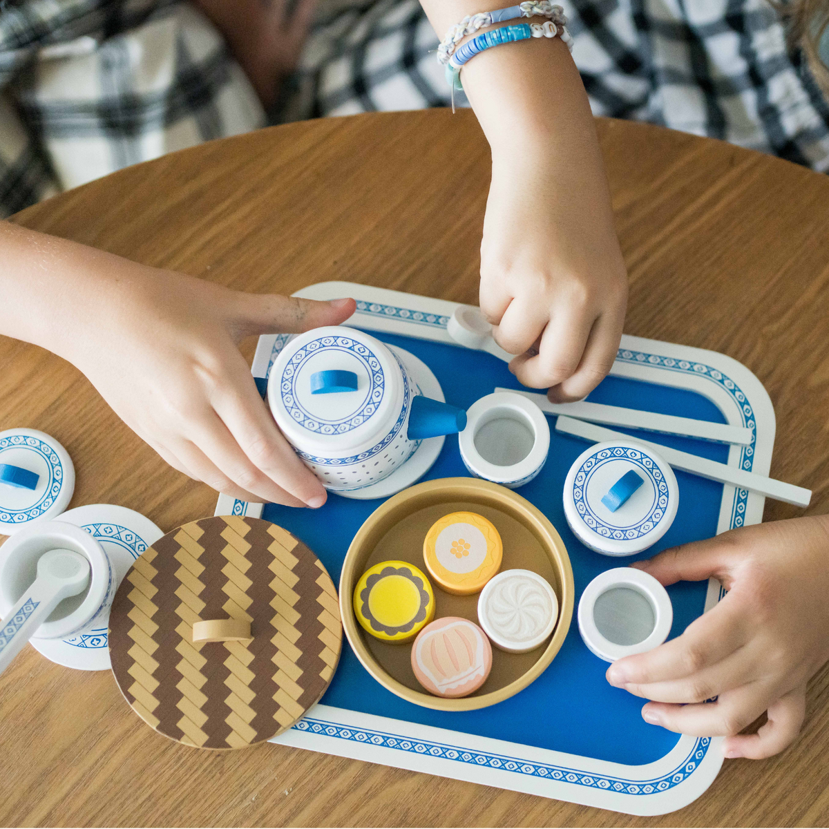 UNBOXED FLASH SALE WOODEN TEA SET: Yum Cha