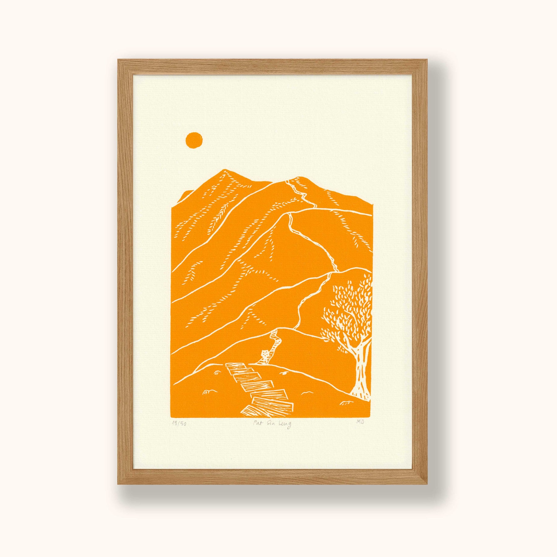 COULEUR AUBE PRINT: Pat Sin Leng Linoprint (available in 4 colours)