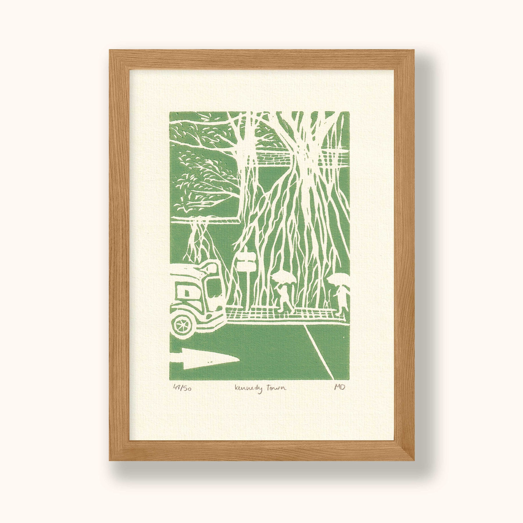COULEUR AUBE PRINT: Kennedy Town Linoprint (available in 5 colours)