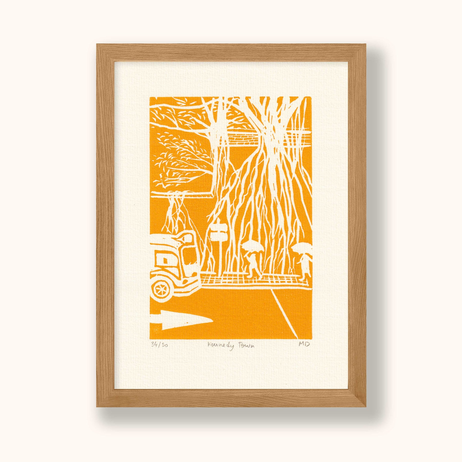 COULEUR AUBE PRINT: Kennedy Town Linoprint (available in 5 colours)