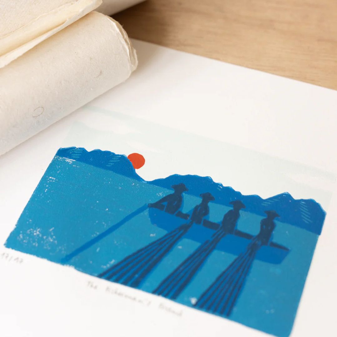 COULEUR AUBE PRINT: The Fisherman's Friend - Original Woodprint