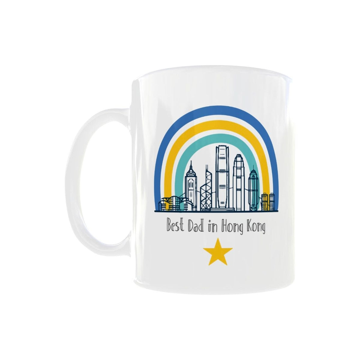 PERSONALISED MUG: Best in Hong Kong (Blue)