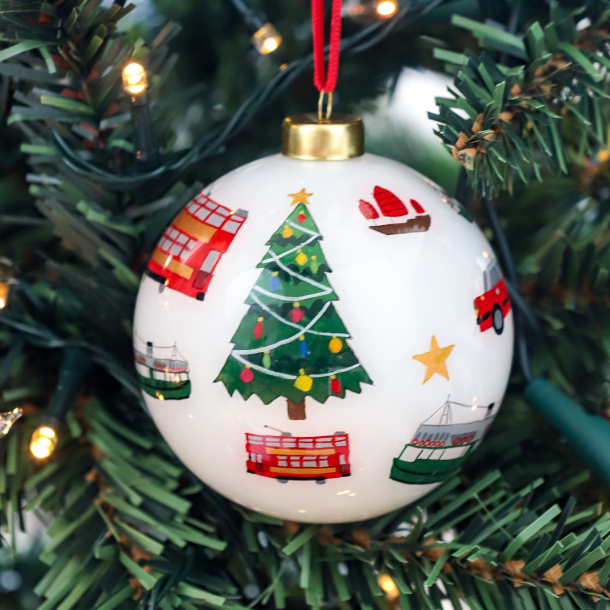 NEI HUA GLASS BAUBLE: Hong Kong Transport