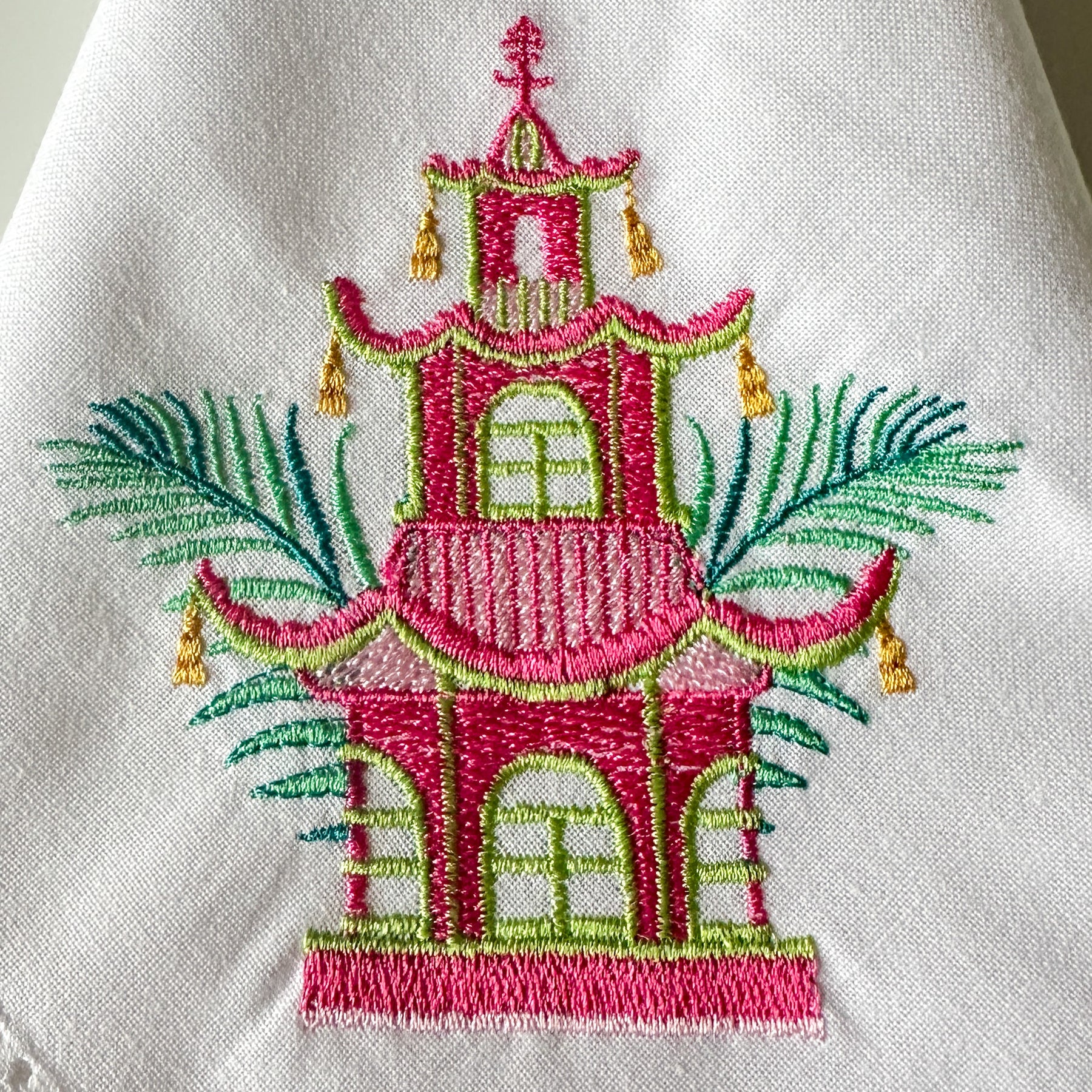 100% COTTON NAPKIN 4PC SET: Oriental Oasis