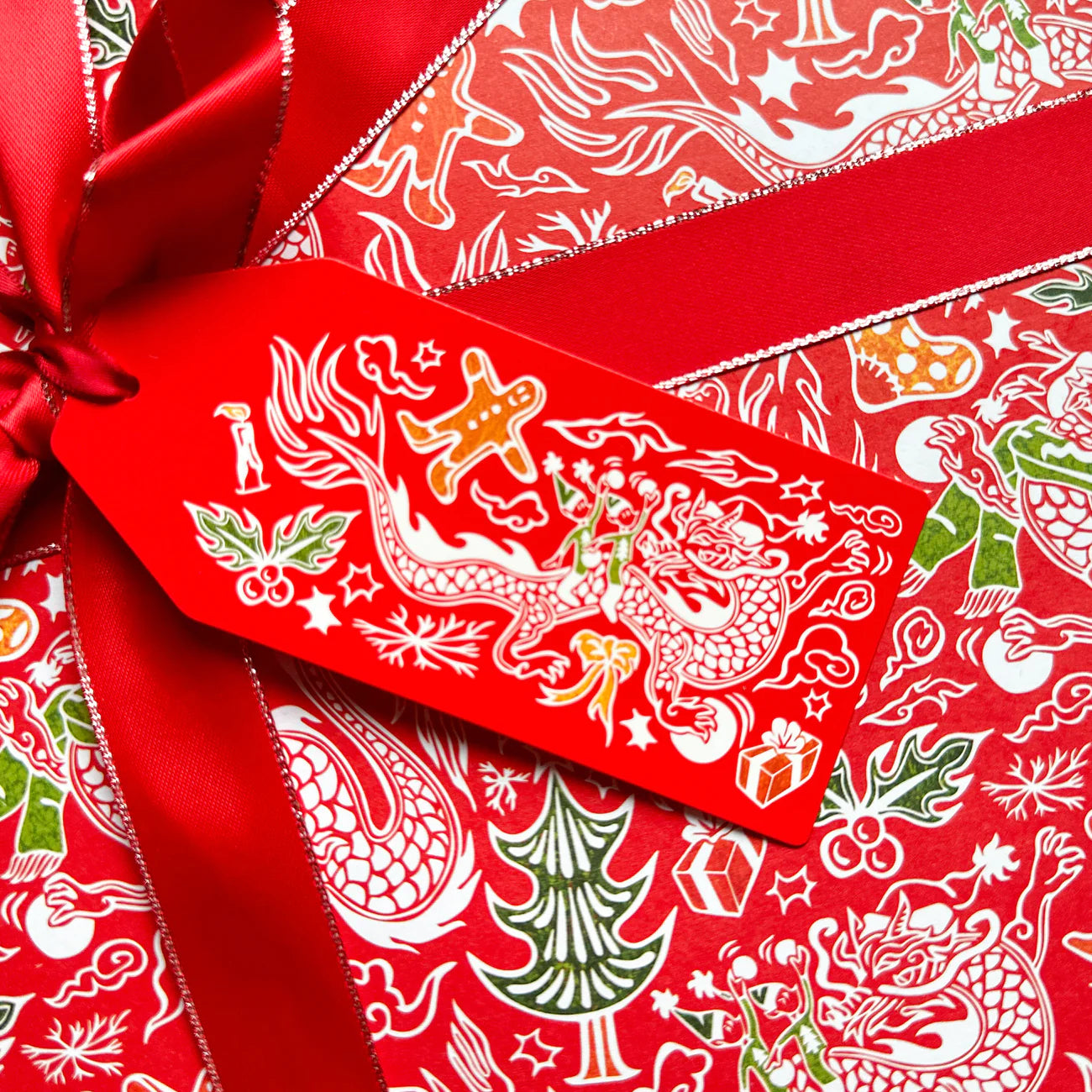 CHRISTMAS CHARITY GIFT WRAP & GIFT TAGS: 20 piece bundle