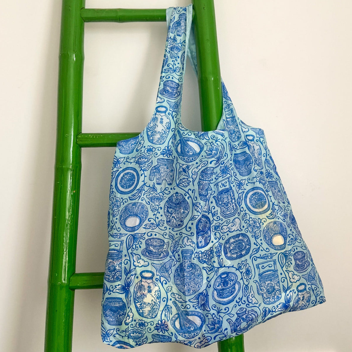 FOLDABLE SHOPPING BAG: Chinoiserie