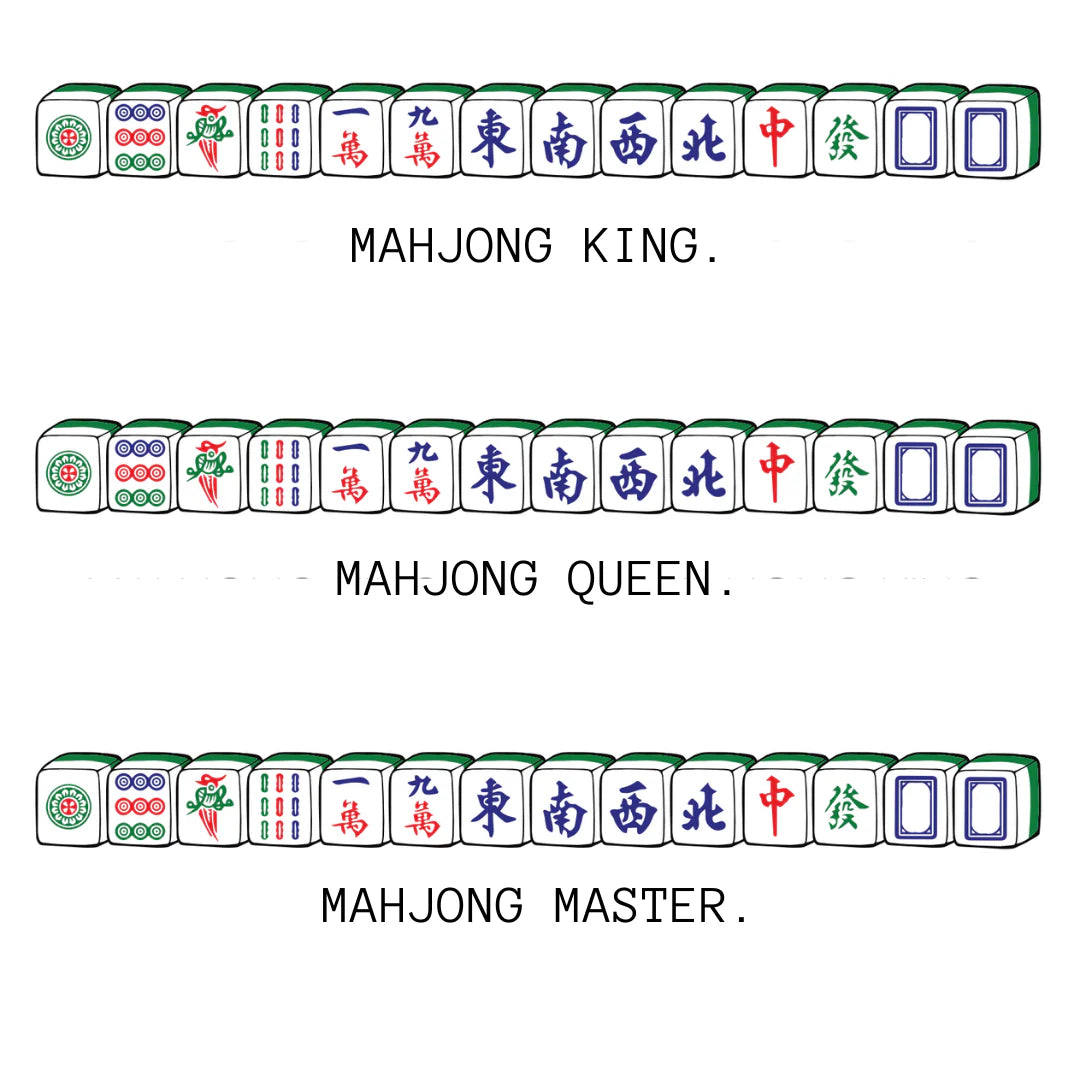 SWEATSHIRT: Mahjong Designs ( 5 designs/ 2 colours)