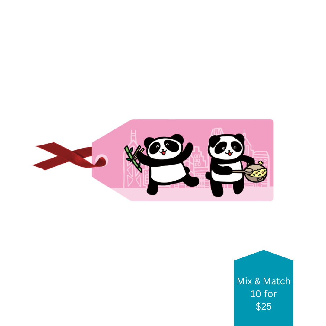 GIFT TAG: Pink Panda