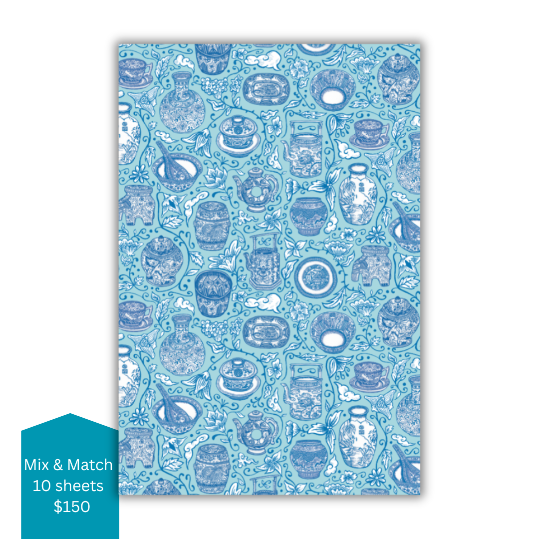 GIFT WRAP: Chinoiserie Tea Pots