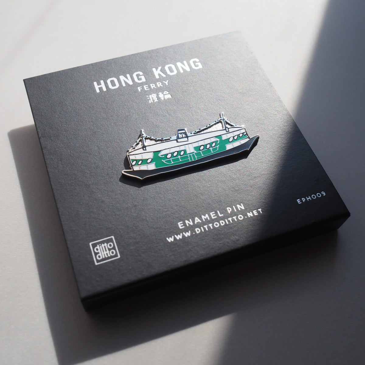 ENAMEL PIN: ferry
