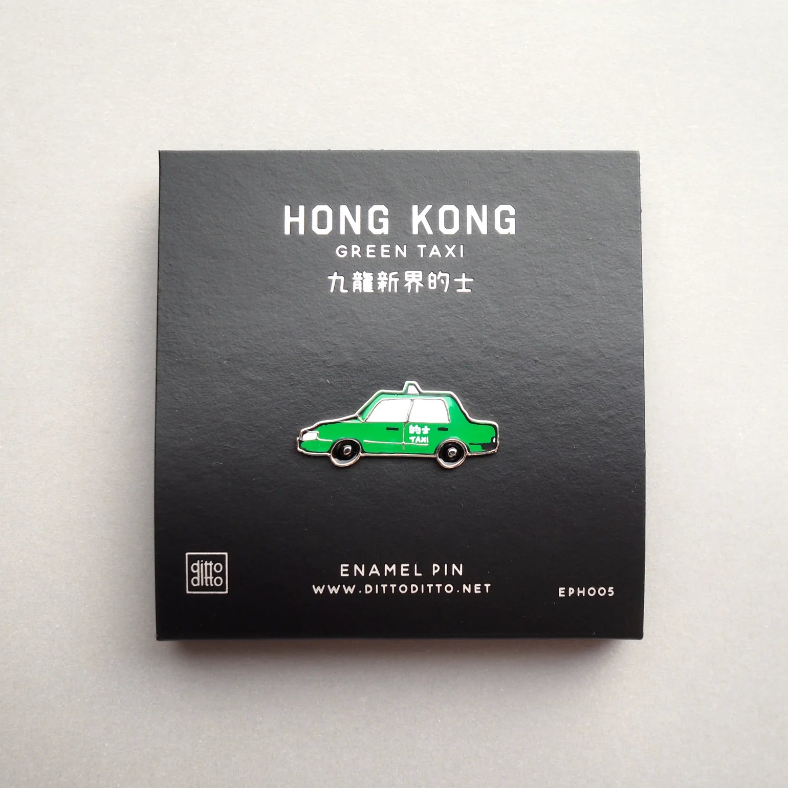 ENAMEL PIN: hong kong taxi (3 colours)