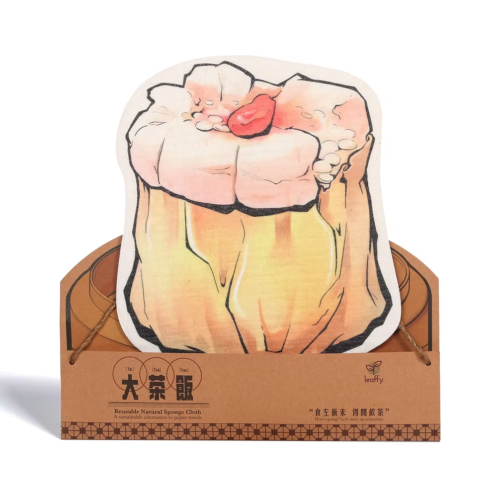 ECO-FRIENDLY SPONGE CLOTH: Dai Cha Fan Shrimp Siu Mai