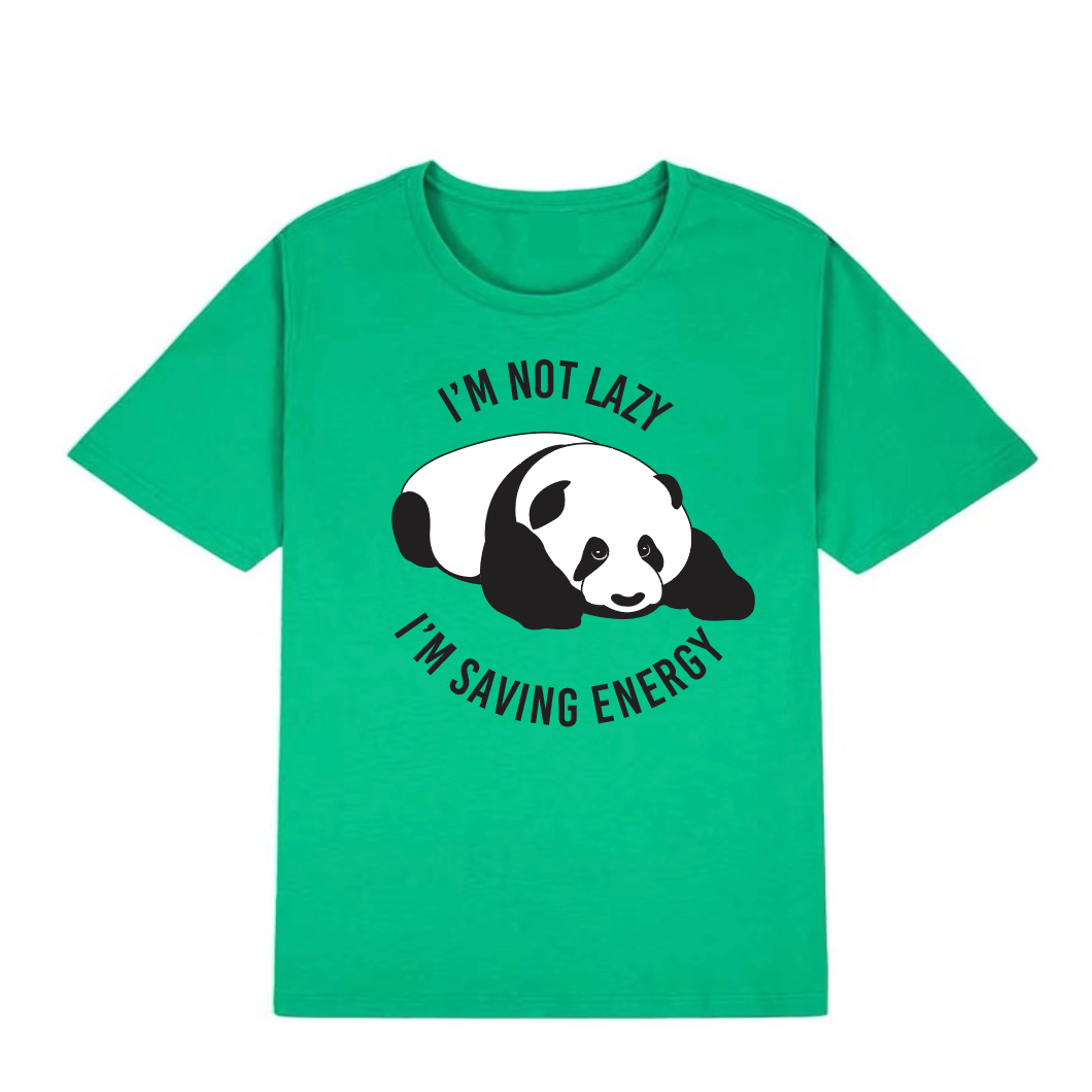 KIDS T-SHIRT: Panda- I'm not lazy