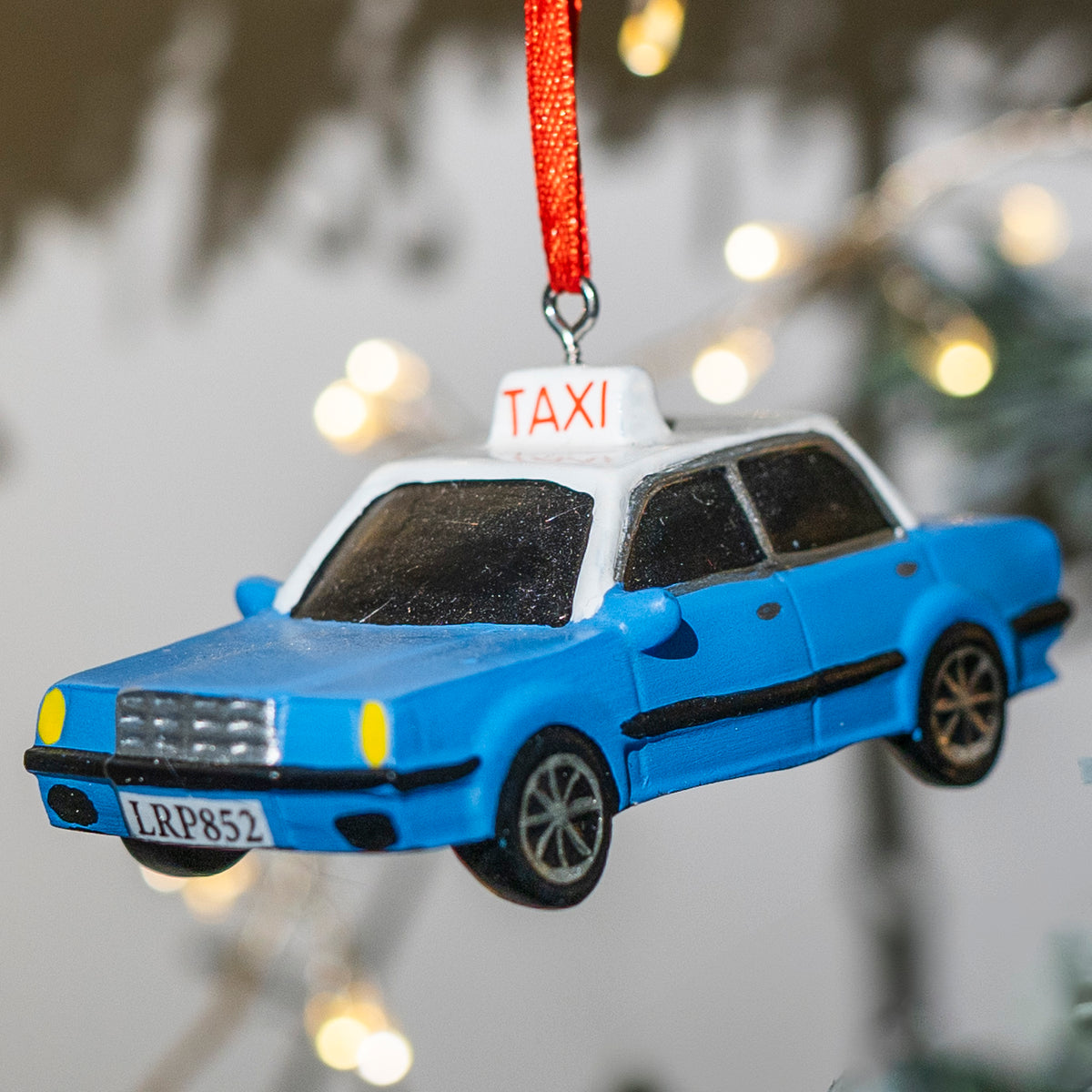 HANGING DECORATION: Blue Taxi