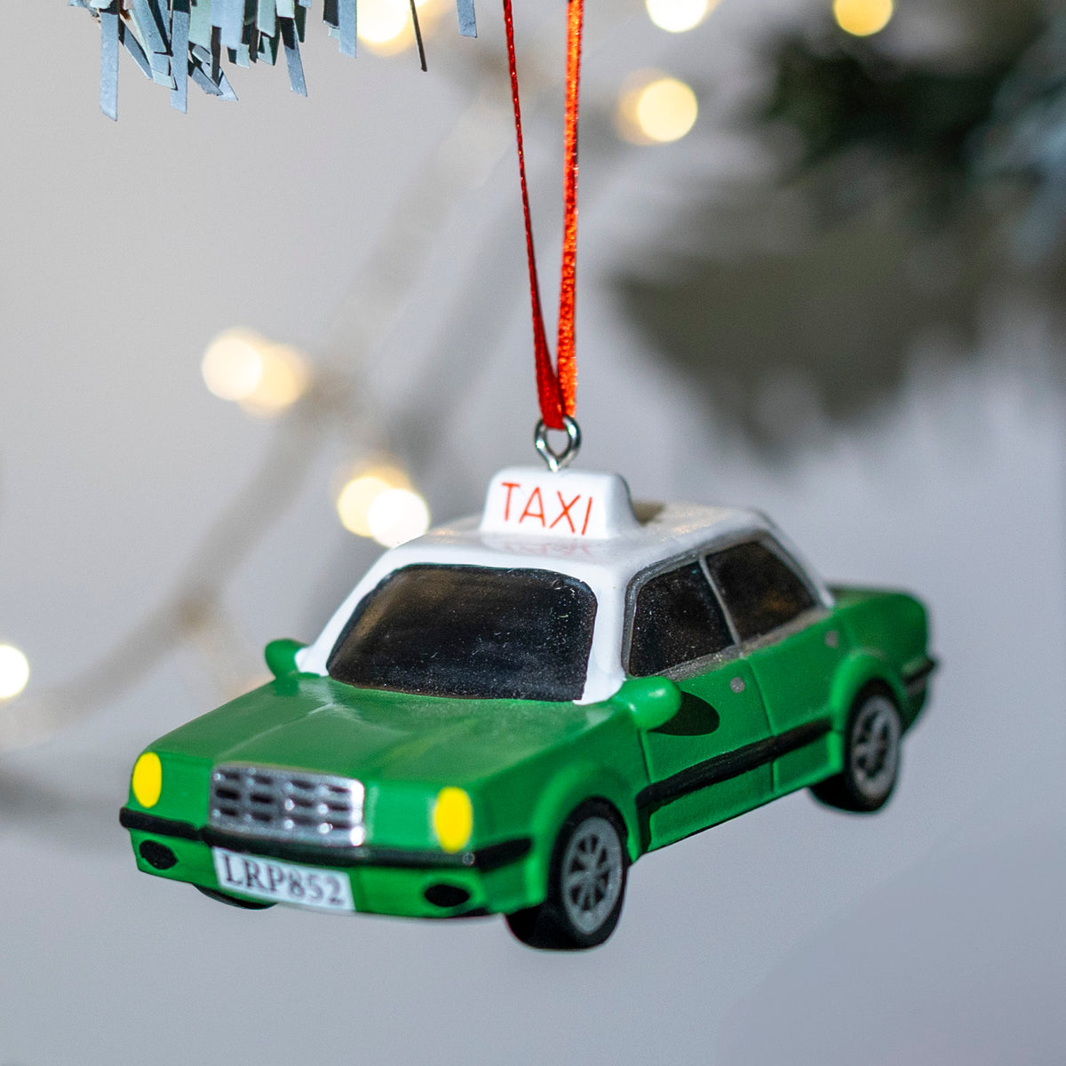 HANGING DECORATION: Green Taxi