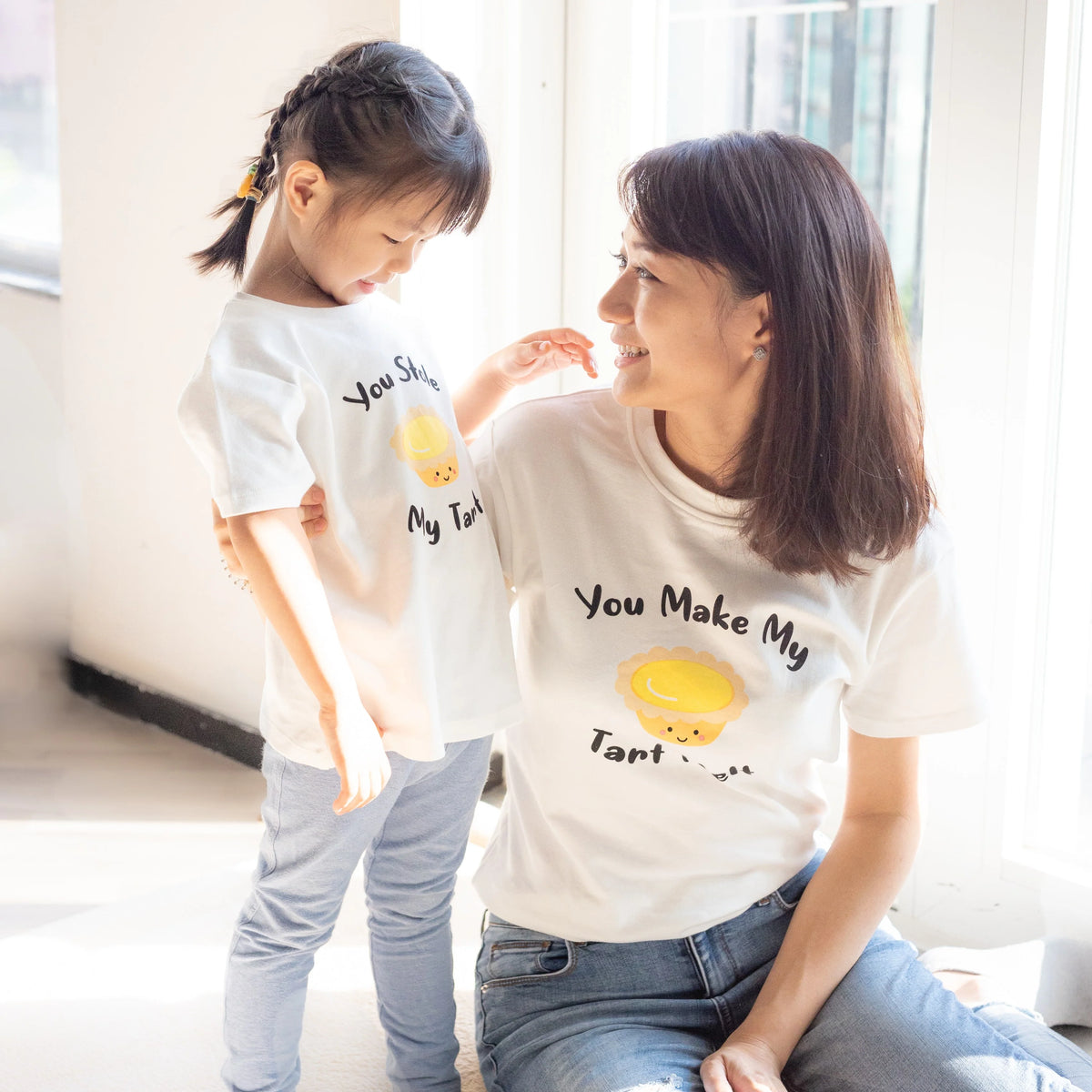 ORGANIC ADULT T-SHIRT: Egg Tart