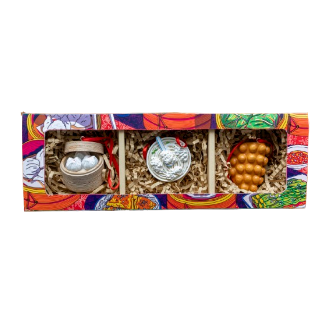 HANGING DECORATIONS: 3-Piece Foodie Set