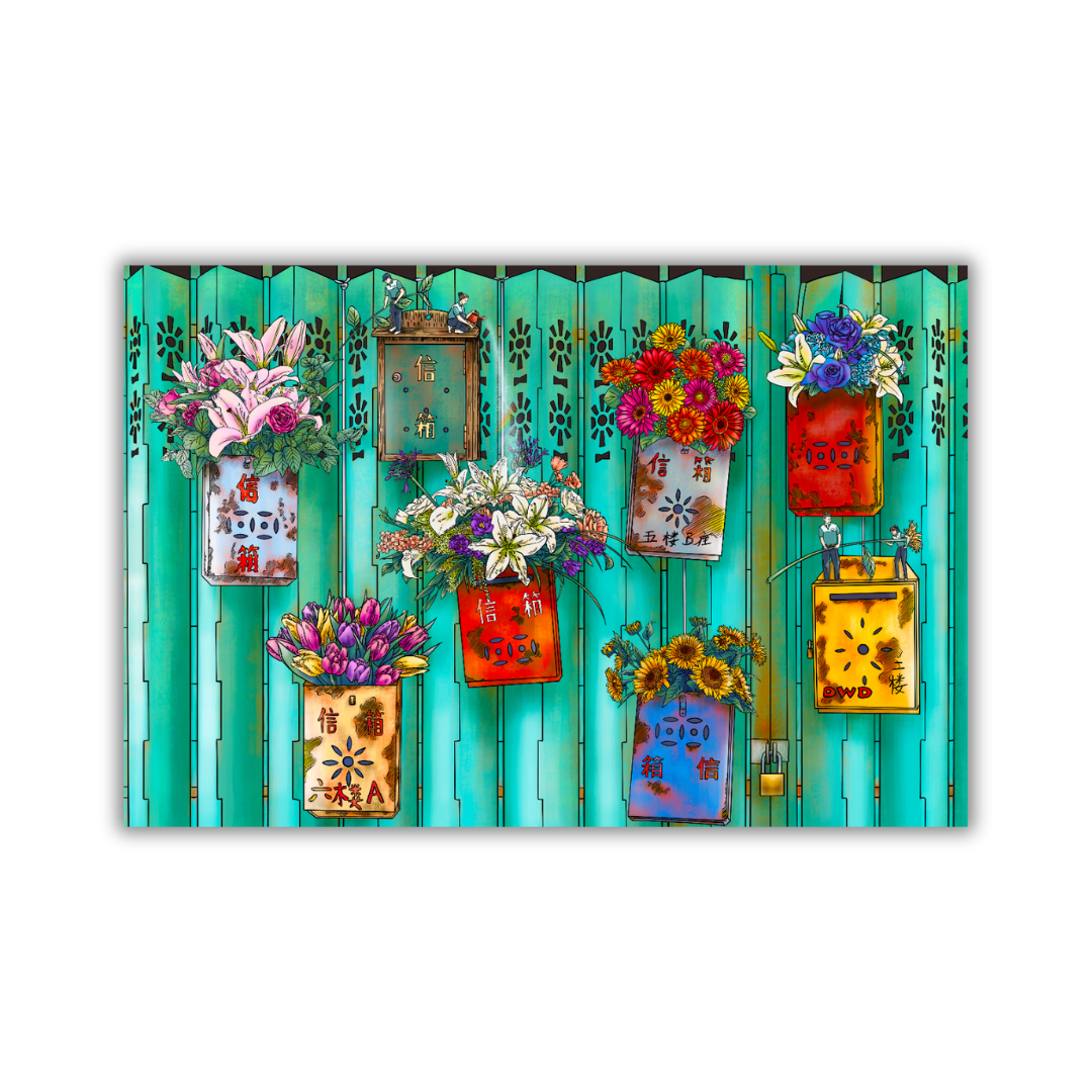 DWD PRINT: Petals and Parcels