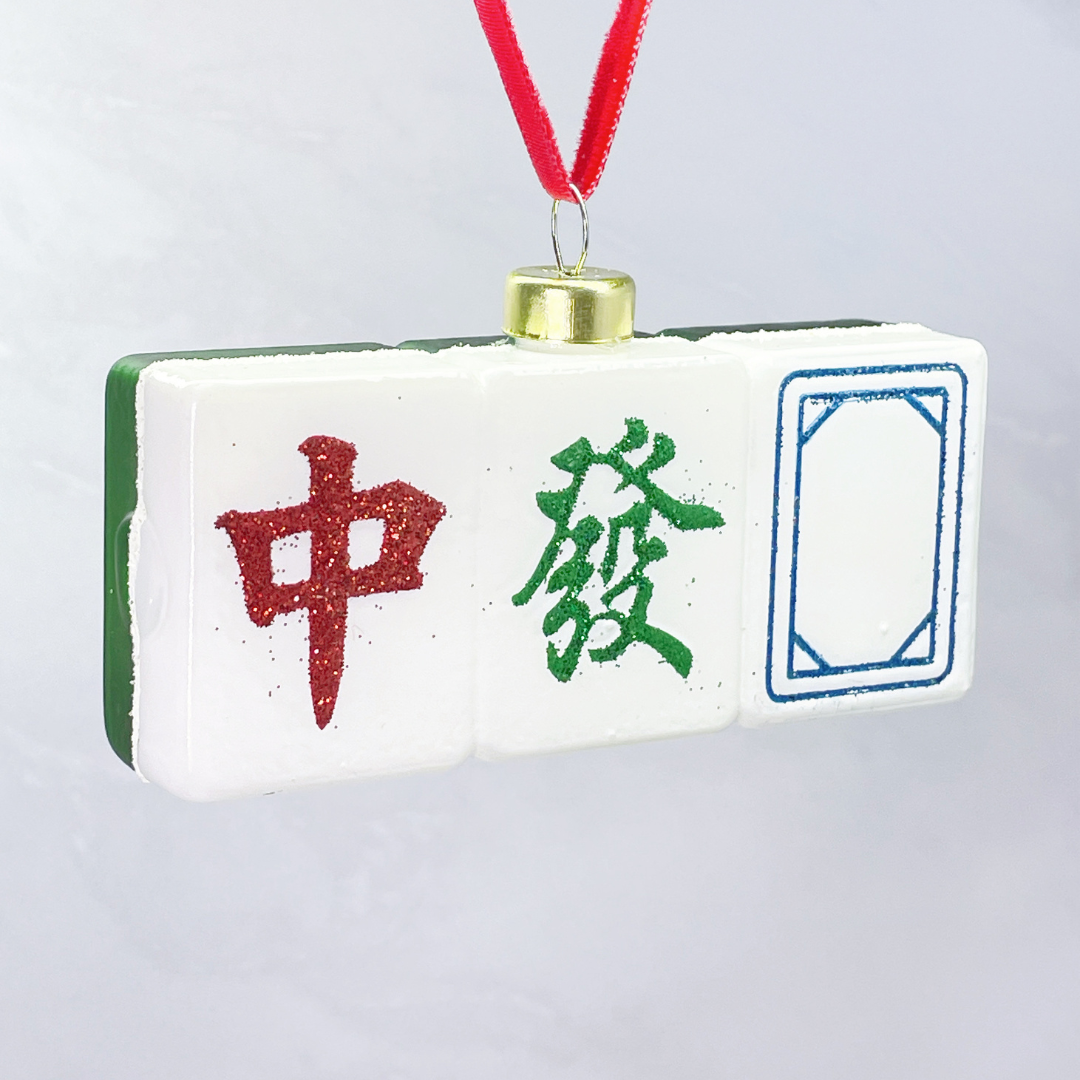 GLASS DECORATION : Mahjong
