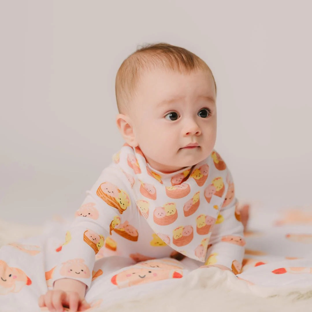 ORGANIC BIBS 2PCS SET: Dim Sum Duo