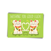 GREETING CARD:  Good Luck