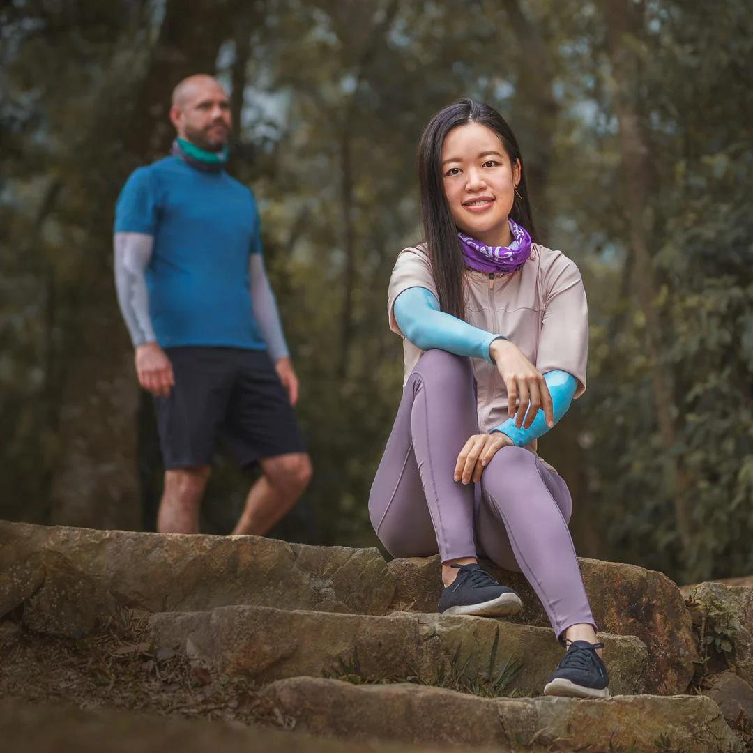 COOLING ARM SLEEVE - Hong Kong Trail Turquoise