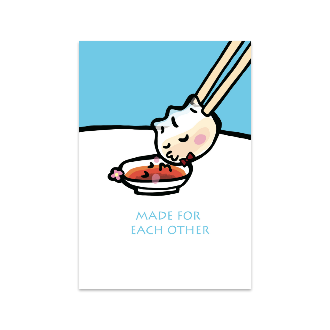 GREETING CARD: Made For Each Other (2 colours)