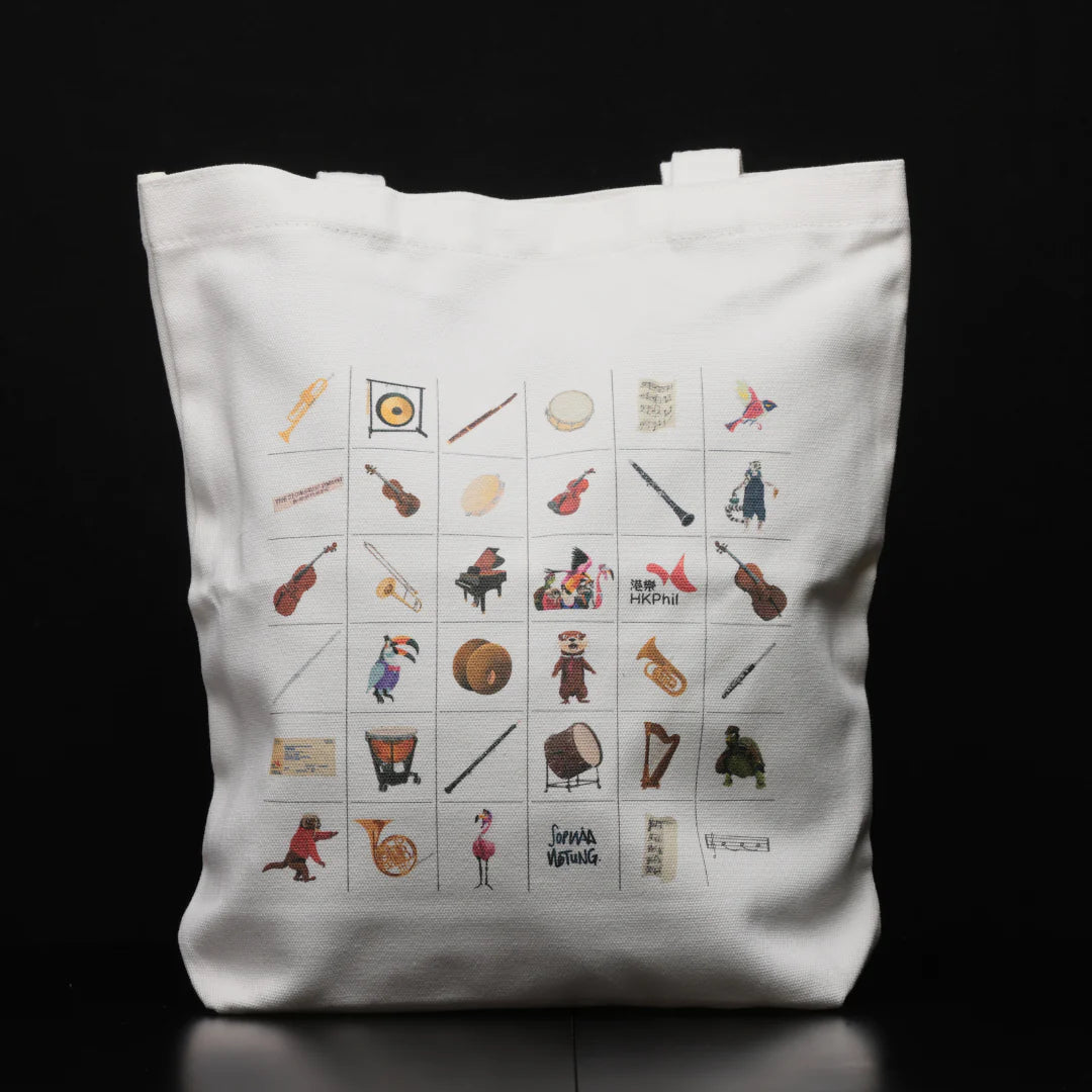 TOTE BAG & BOOK: The Stowaways Symphony-The Musical Adventures of the Zoo Orchestra