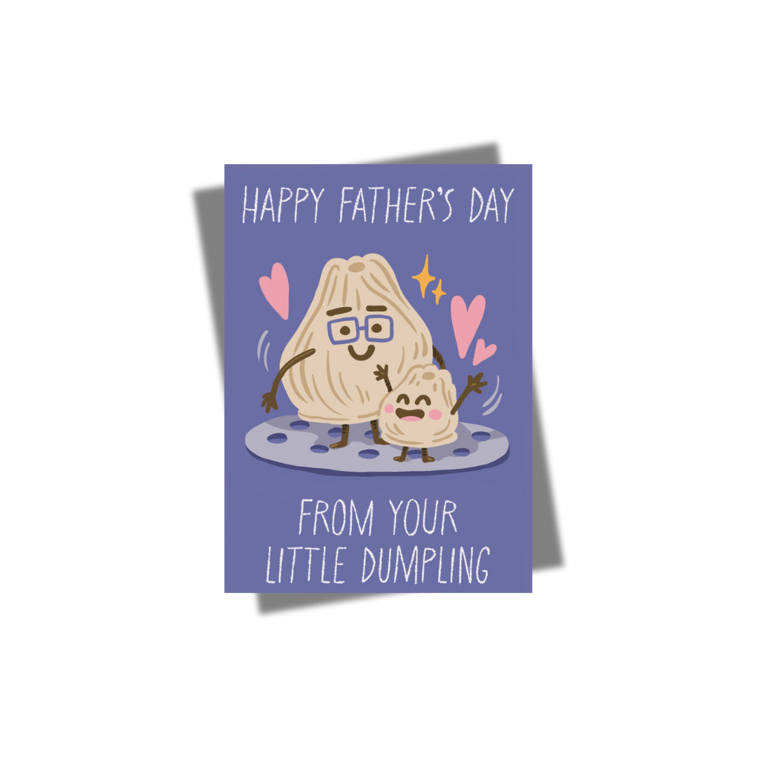 GREETING CARD: Father's Day - From Your Little Dumpling