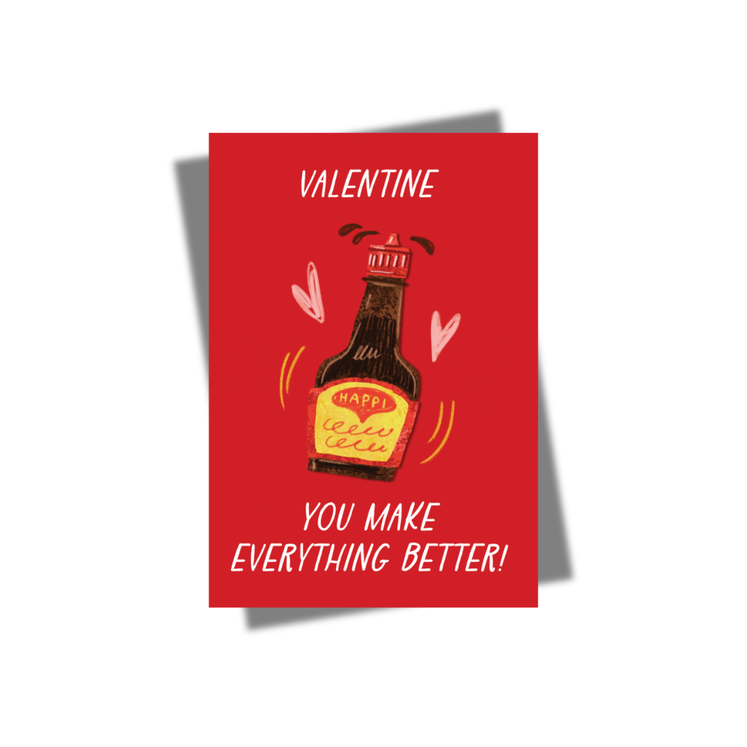 GREETING CARD: VALENTINE - Maggi Sauce