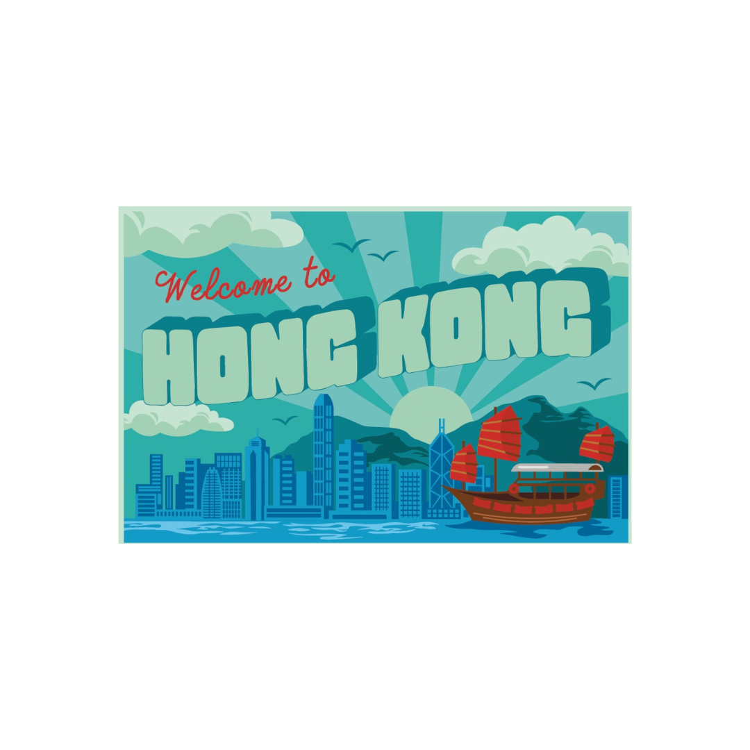 LRP POSTCARD: Welcome to Hong Kong