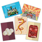 GREETINGS CARDS: Bumper Pack of 10 cards (5 designs)