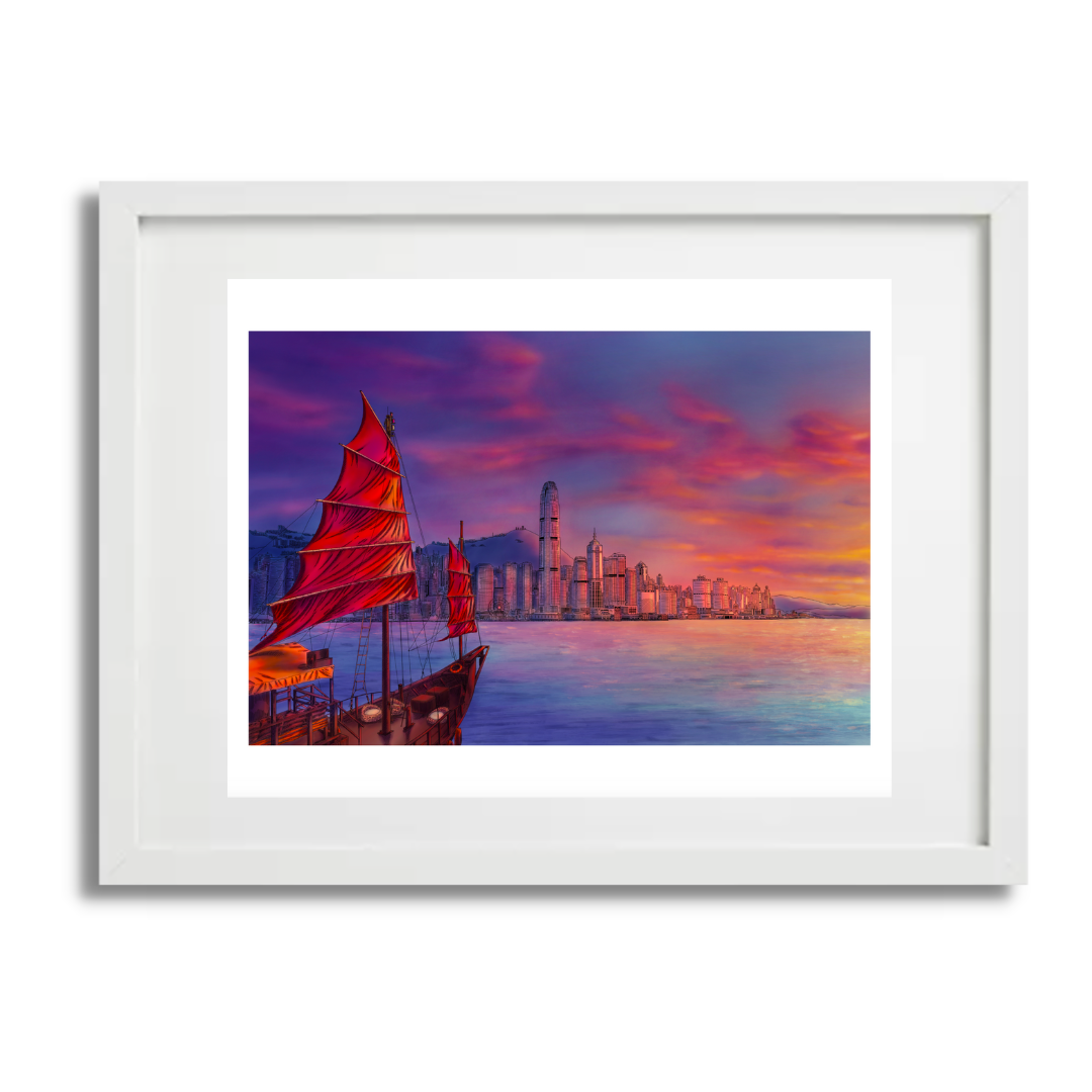 DWD PRINT: Sailing Sunset