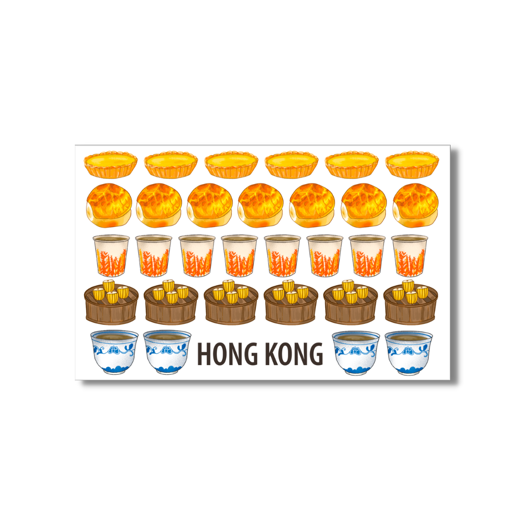 LRP POST CARD: Hong Kong Food
