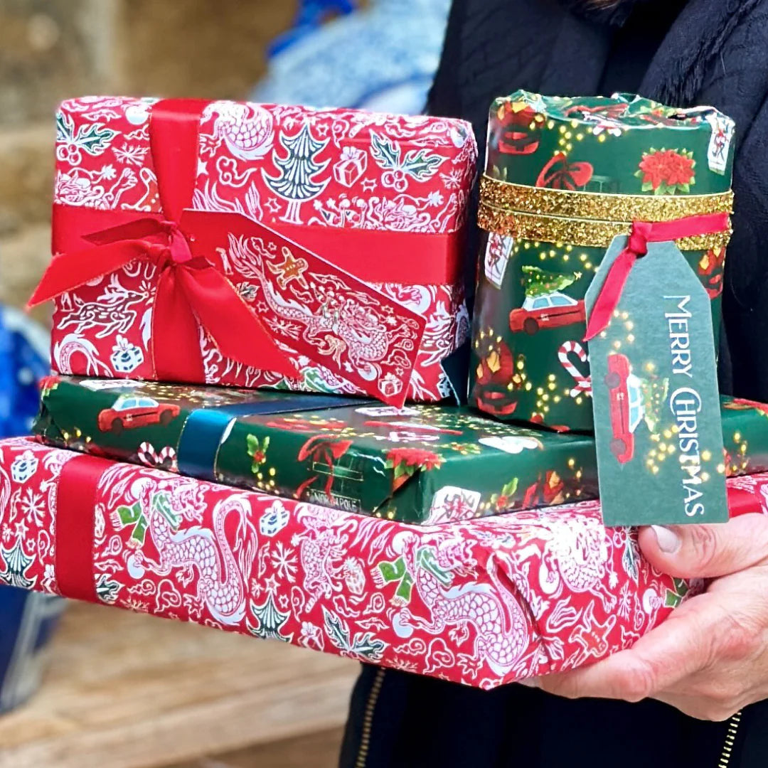 CHRISTMAS CHARITY GIFT WRAP & GIFT TAGS: 20 piece bundle