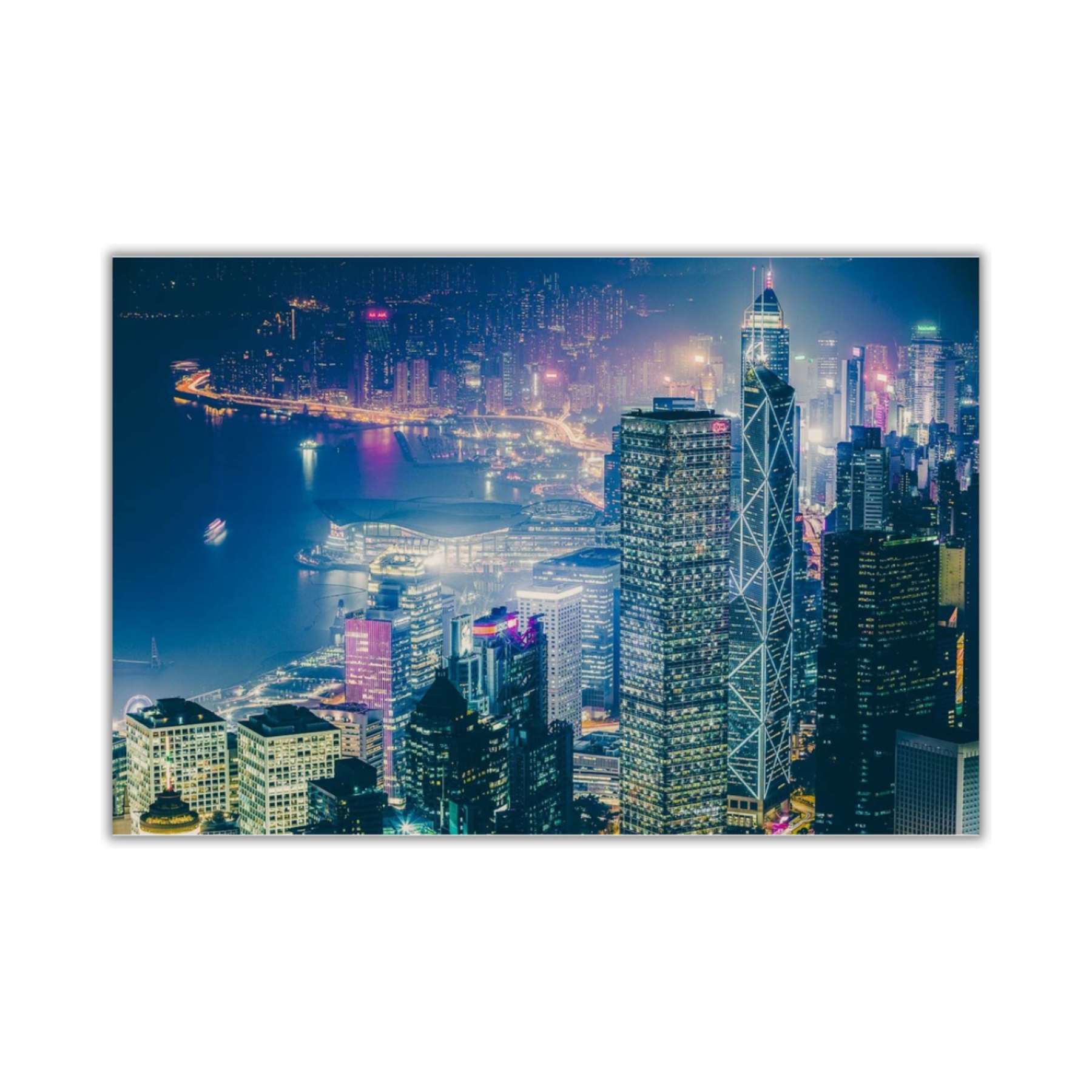 COLLECTOR'S PRINT - Hong Kong Lights Up