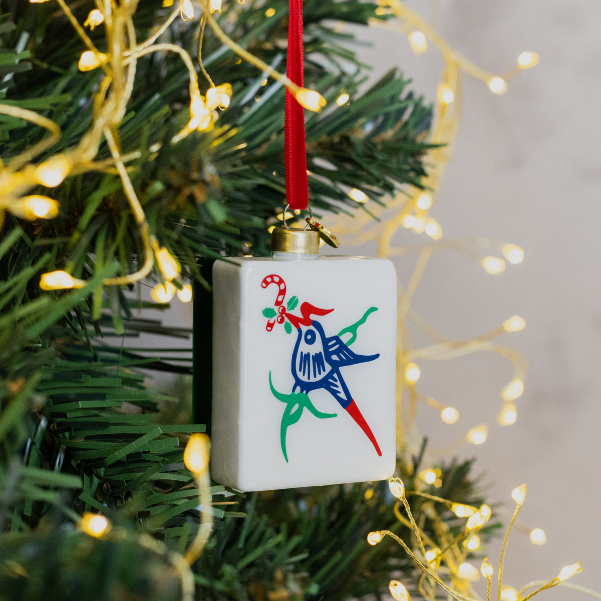 GLASS DECORATION: Festive Mahjong