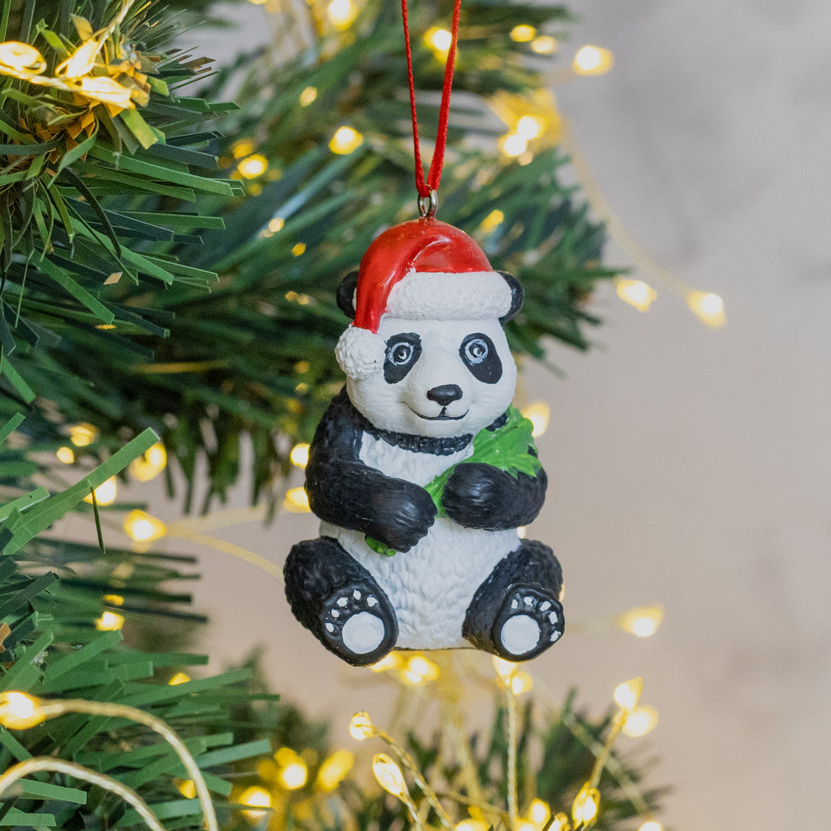 HANGING DECORATION: Santa Panda