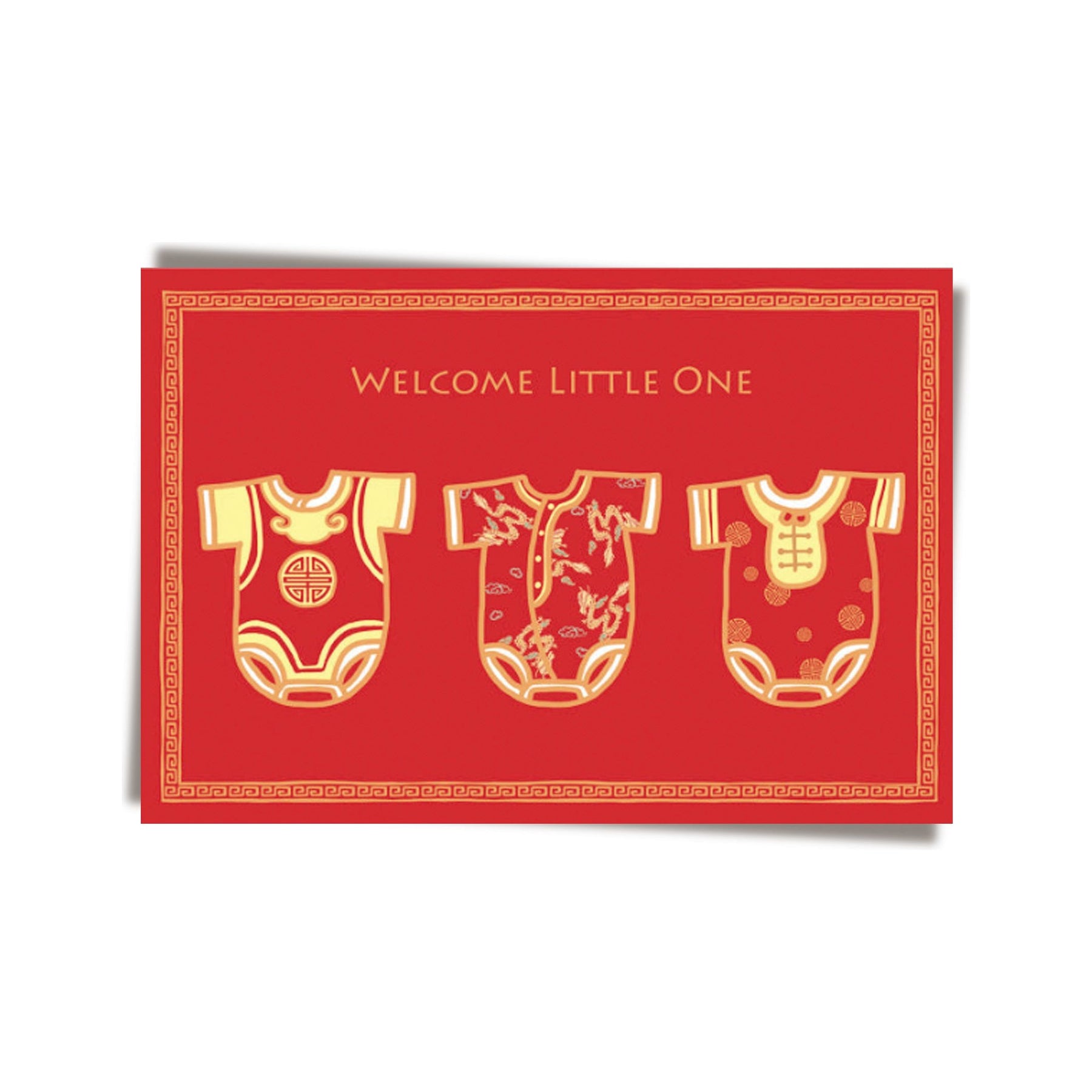 GREETING CARD: Welcome Little One - Onesies