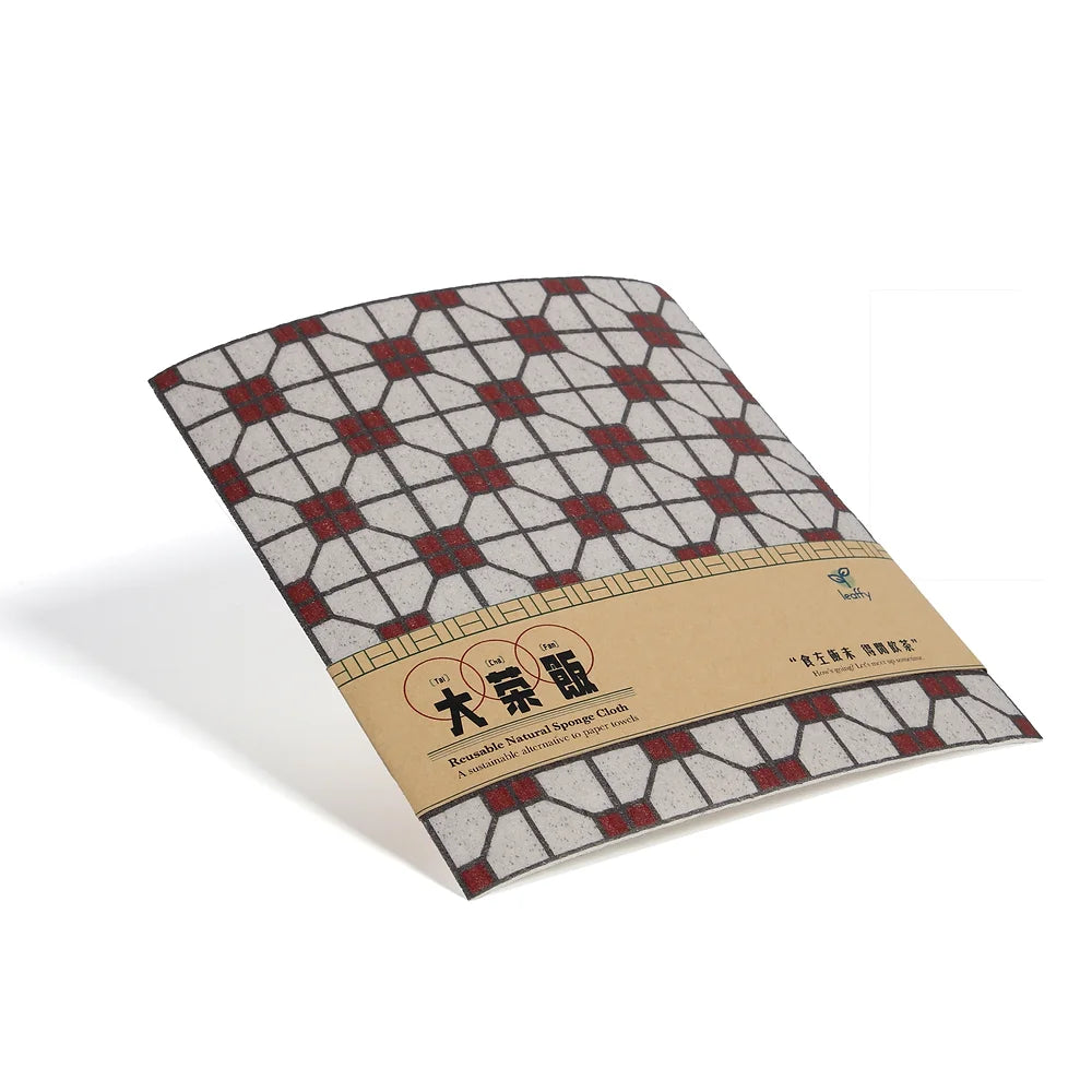 ECO-FRIENDLY SPONGE CLOTH: Dai Cha Fan Mosaic Tile (2 colours)