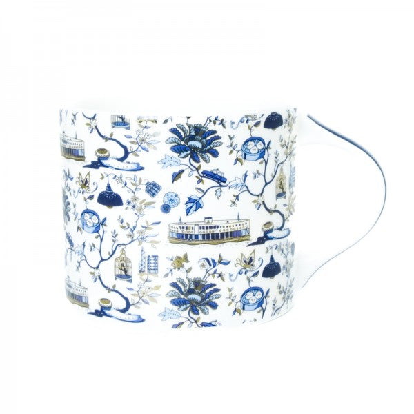 CERAMIC MUG: HK Toile Festive Mugs (2 colours)