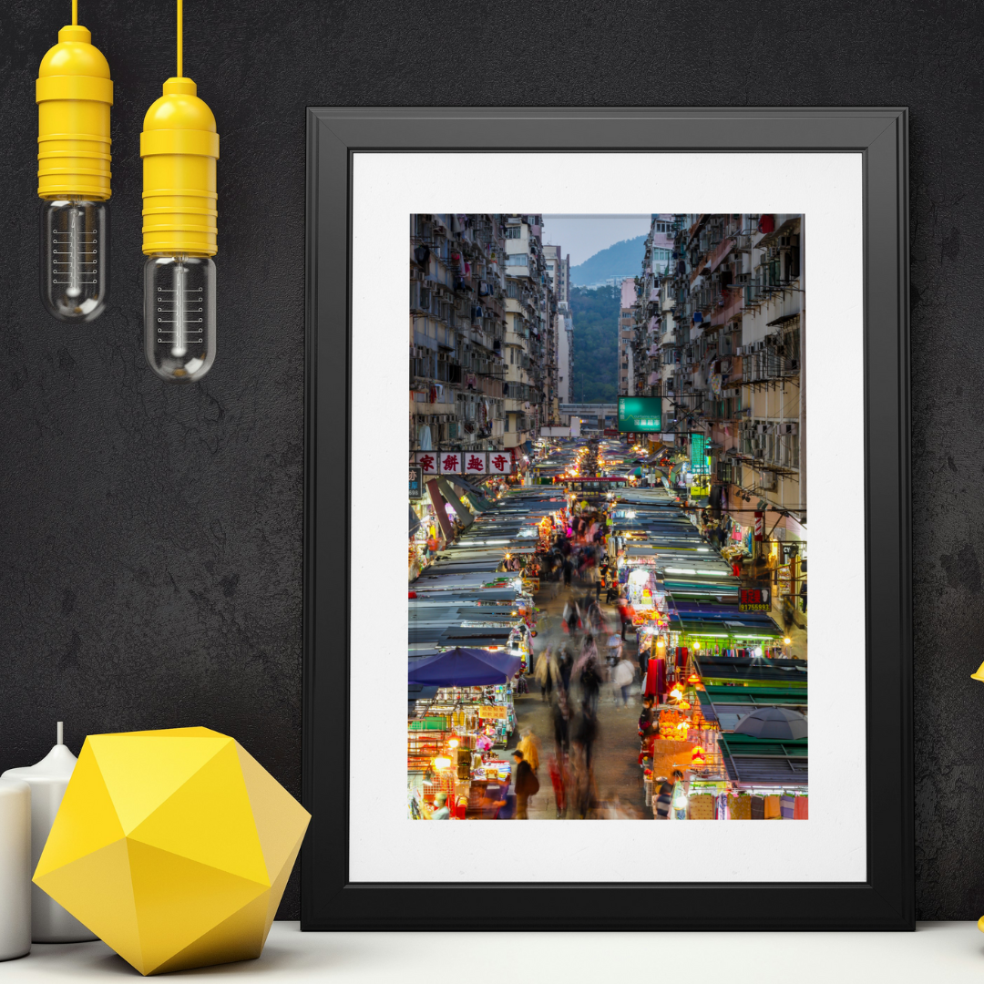 VIEW THROUGH JEN'S LENS PRINT: Temple Street Night Market