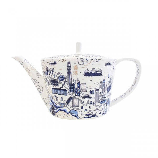 TEA SET: HK & Kowloon Willow Tea Set  (2 colours)