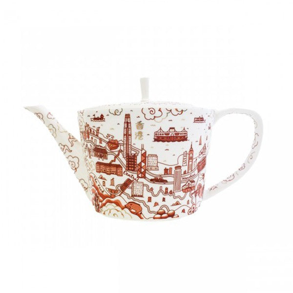 TEA SET: HK & Kowloon Willow Tea Set  (2 colours)